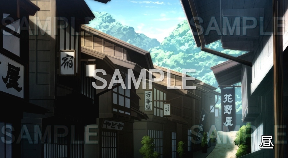 【背景素材】町屋 (平安編part01-1710heian18)