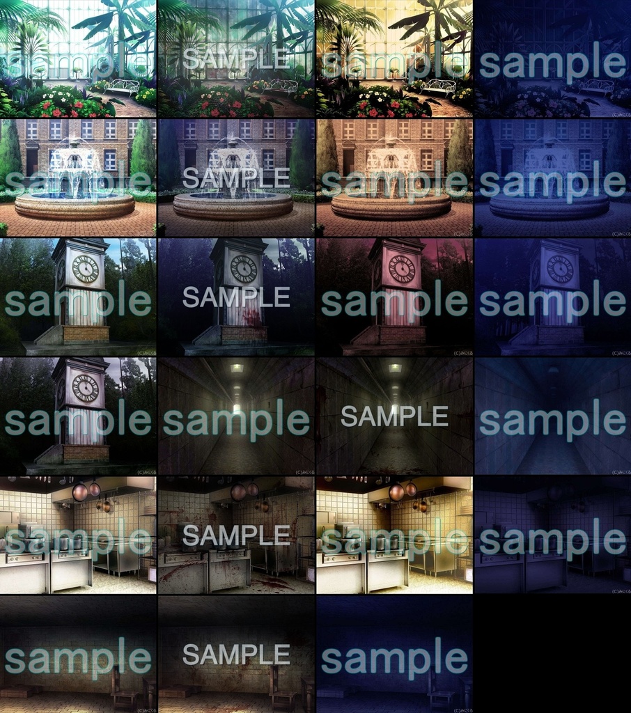 みにくる背景CG素材集『お屋敷編』part05 +ホラー【背景素材集】