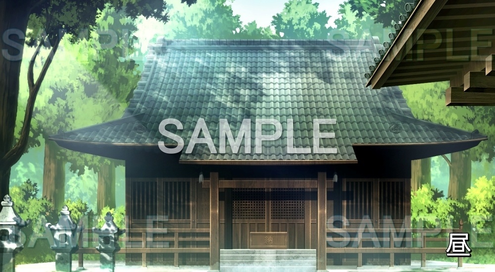 【背景素材】神社 (平安編part01-1710heian20)