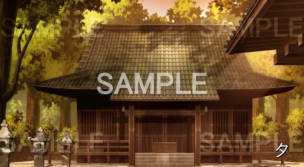 【背景素材】神社 (平安編part01-1710heian20)