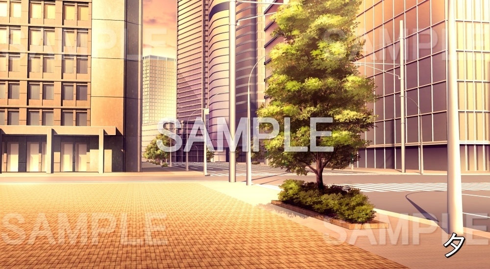 【背景素材】オフィス街 (オフィス編part01-bg064)