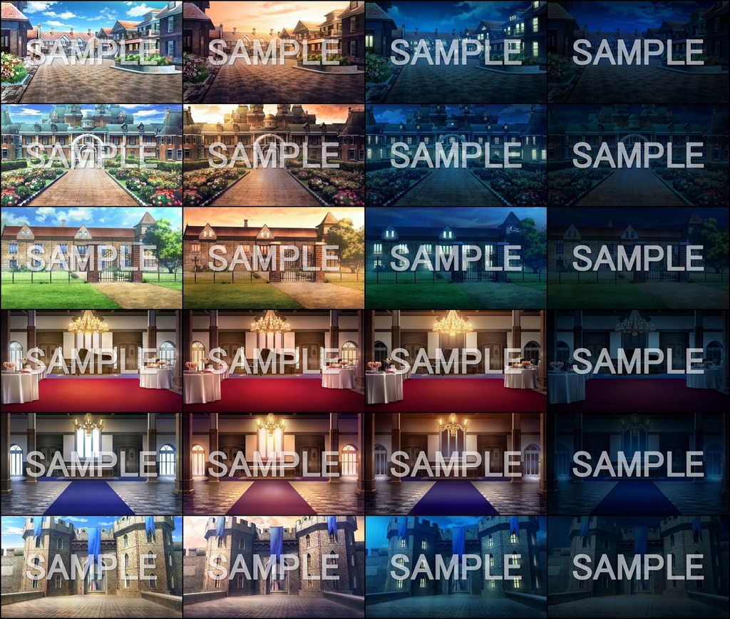 みにくる背景CG素材集『ファンタジー編』part04【背景素材集】