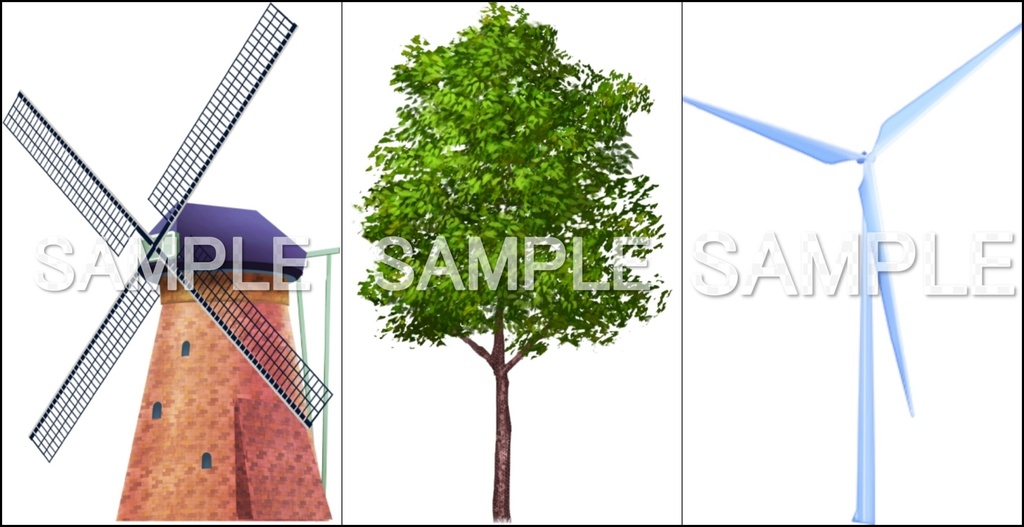 【透過PNG】みにくる背景CGパーツ分け素材集『自然&春編』part05【背景素材集】