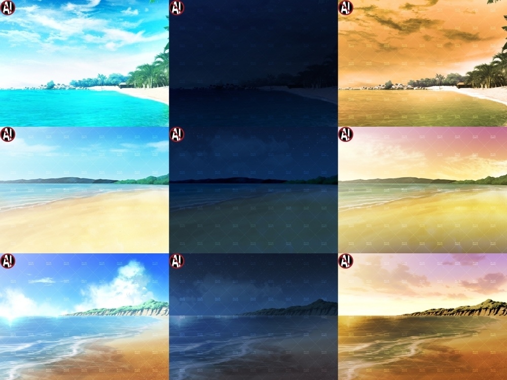 みにくる背景CG素材集『自然編』part01+α【背景素材集】