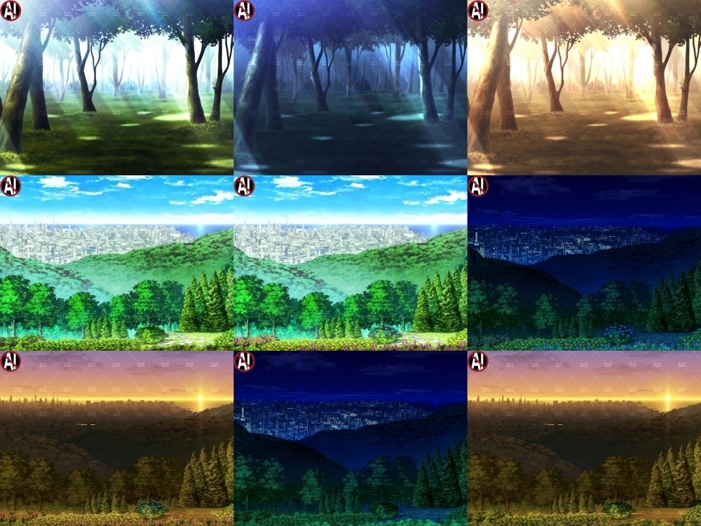 みにくる背景CG素材集『自然編』part01+α【背景素材集】