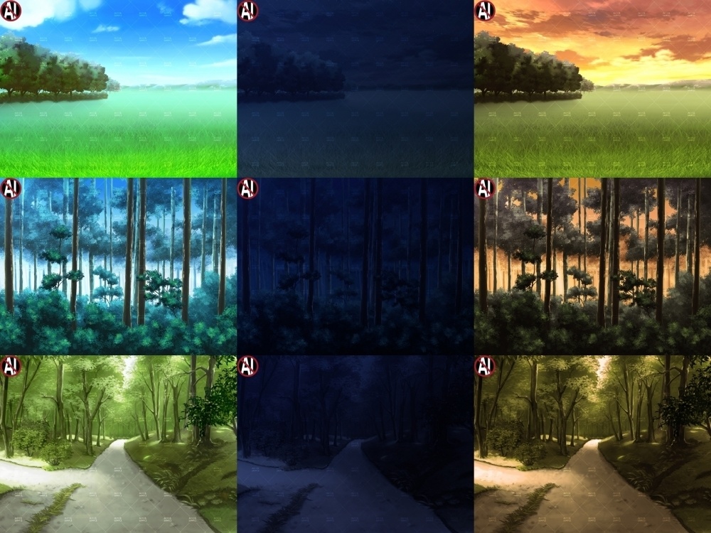 みにくる背景CG素材集『自然編』part01+α【背景素材集】