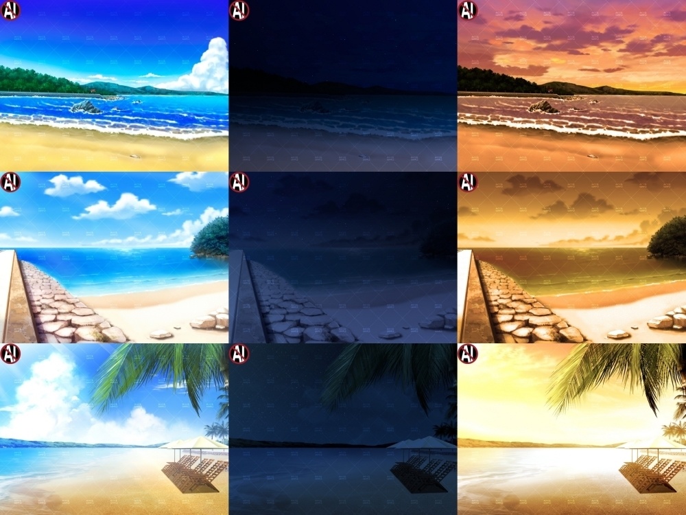 みにくる背景CG素材集『自然編』part01+α【背景素材集】