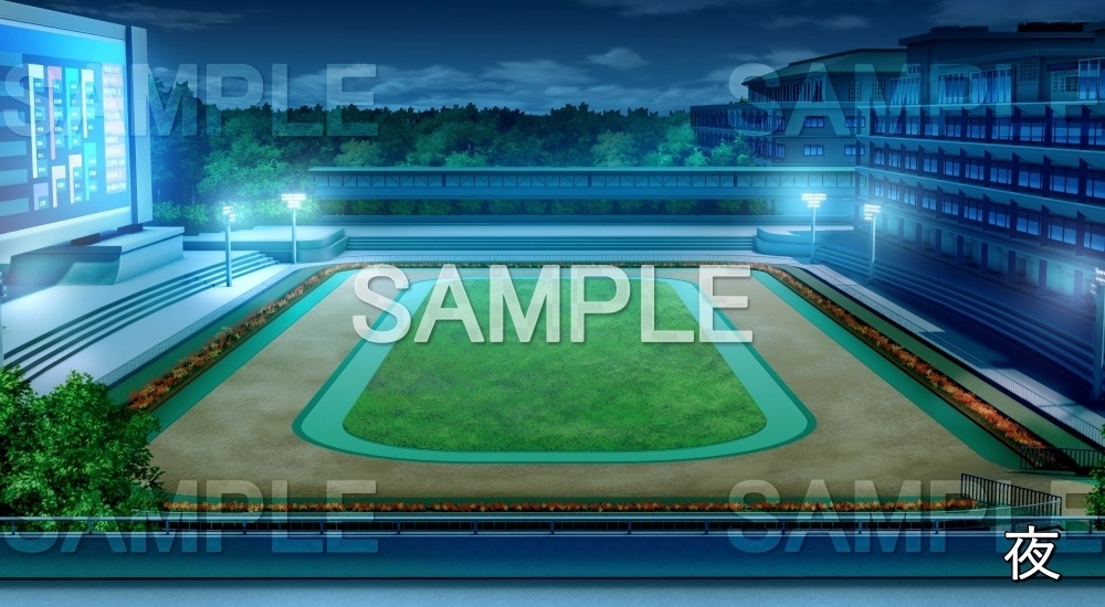 【背景素材】パドック (店舗&施設編part02-paddock)