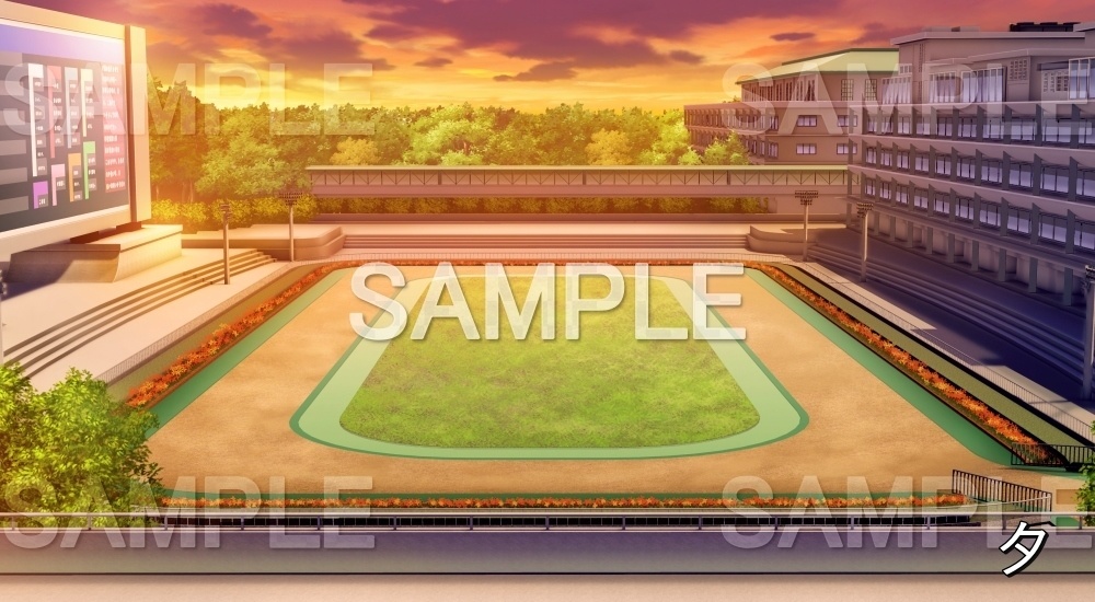 【背景素材】パドック (店舗&施設編part02-paddock)