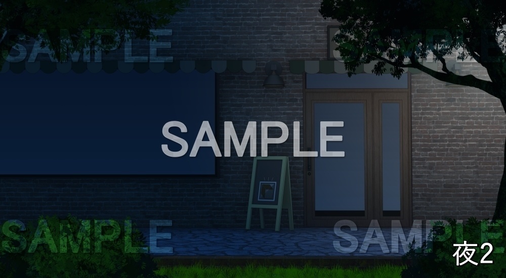 【背景素材】パン屋外観 (店舗&施設編part02-shop_pan_out)