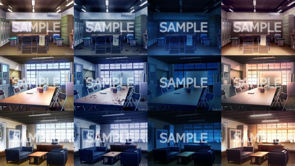 みにくる背景CG素材集『旧校舎・ホラー編』part01【背景素材集】