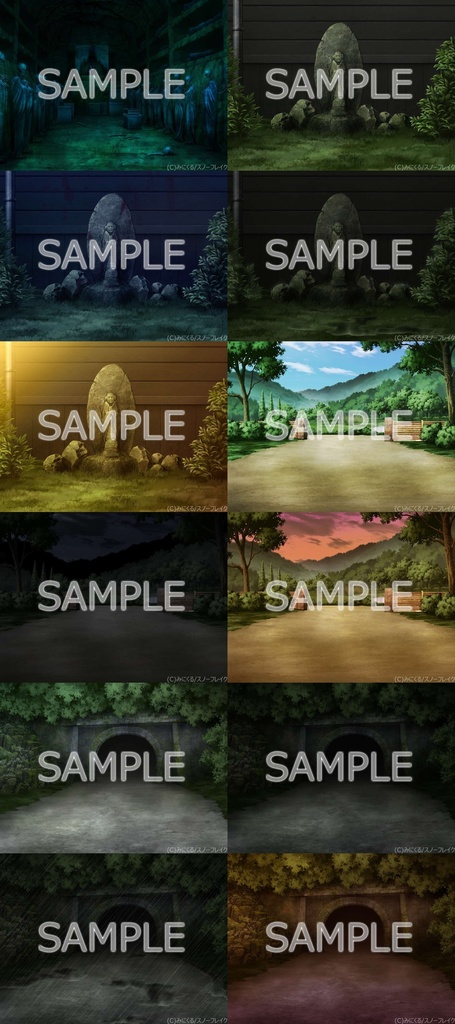 みにくる背景CG素材集『旧校舎・ホラー編』part01【背景素材集】