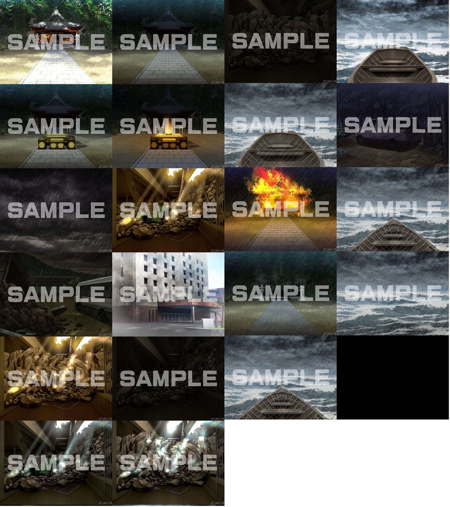 みにくる背景CG素材集『旧校舎・ホラー編』part01【背景素材集】