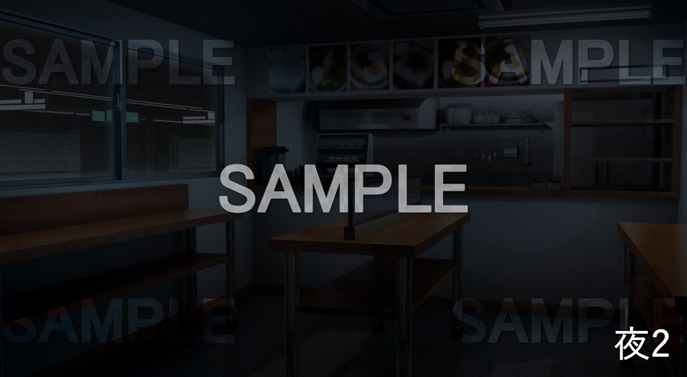 【背景素材】立ち食い蕎麦屋 内観 (店舗&施設編part02-shop_tachisoban)