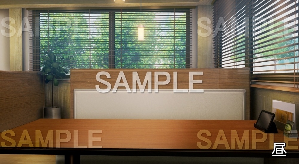 【背景素材】ファミレス 内観④ (店舗&施設編part02-shop_fami_03)