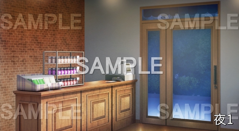 【背景素材】パン屋 内観④ (店舗&施設編part02-shop_pan_04)