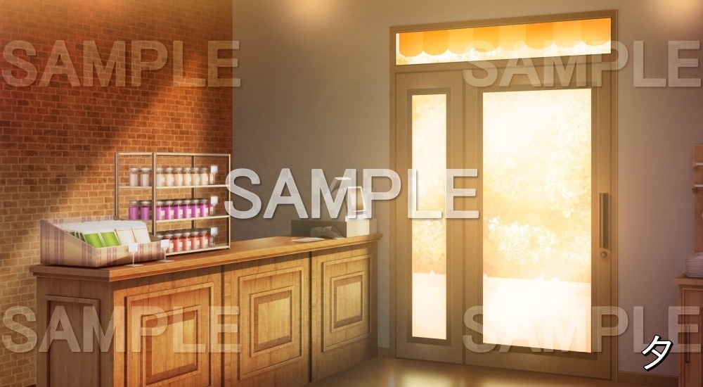 【背景素材】パン屋 内観④ (店舗&施設編part02-shop_pan_04)