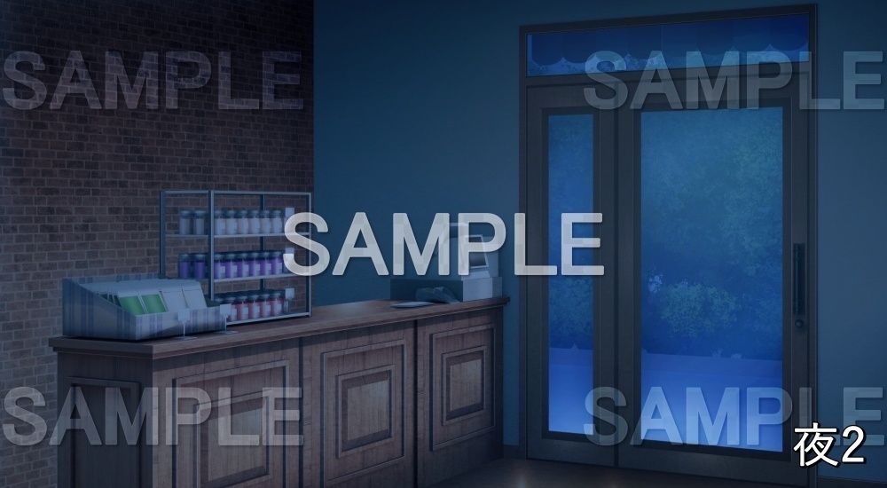 【背景素材】パン屋 内観④ (店舗&施設編part02-shop_pan_04)