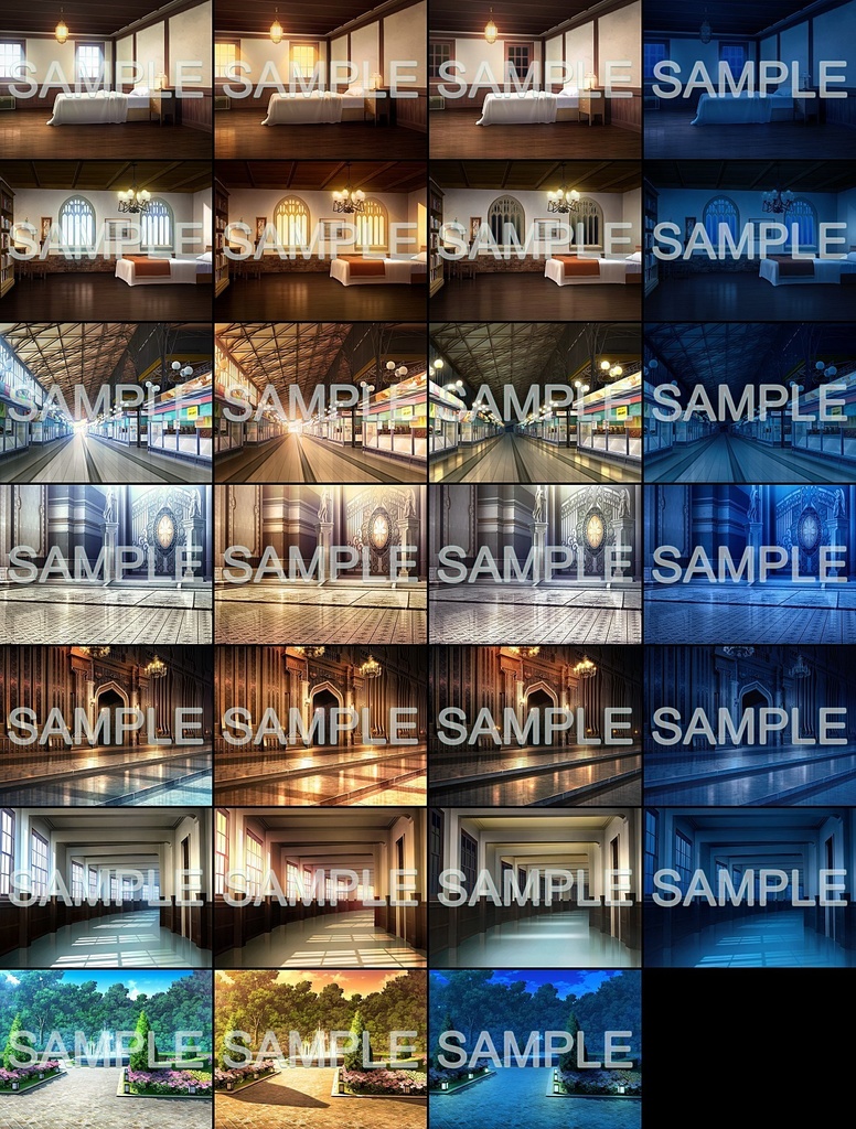 みにくる背景CG素材集『ファンタジー編』part05【背景素材集】