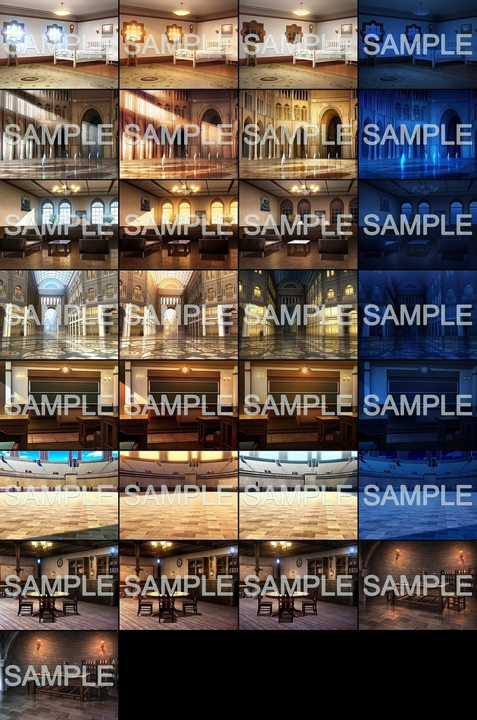 みにくる背景CG素材集『ファンタジー編』part05【背景素材集】