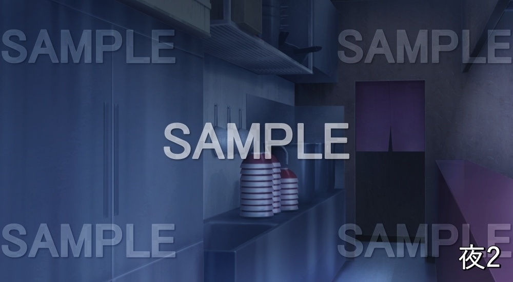 【背景素材】ラーメン 内観② (店舗&施設編part02-shop_ramen_04)