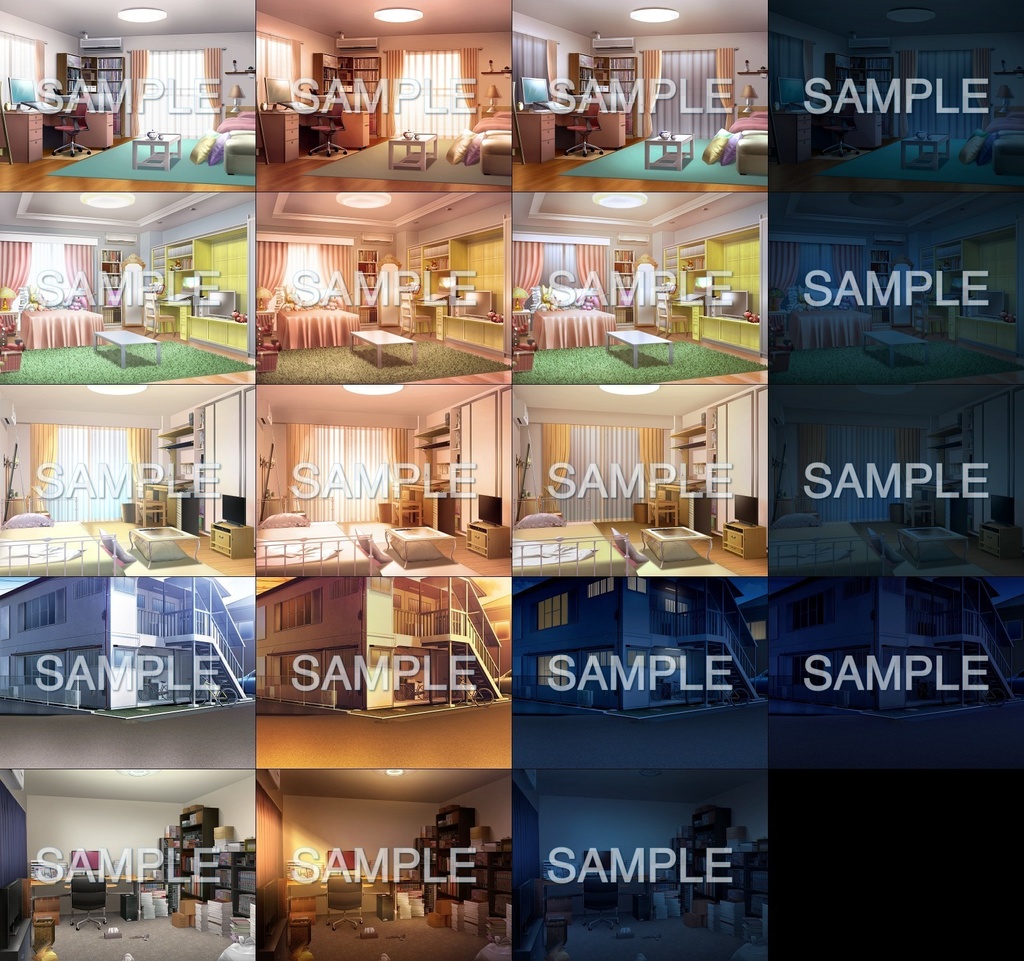 みにくる背景CG素材集『日常編』part21【背景素材集】