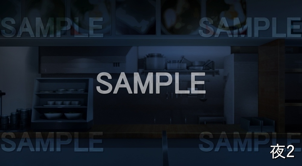 【背景素材】立ち食い蕎麦屋の内観② (店舗&施設編part02-shop_soba_01)