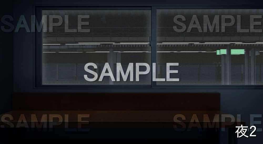 【背景素材】立ち食い蕎麦屋の内観③ (店舗&施設編part02-shop_soba_02)