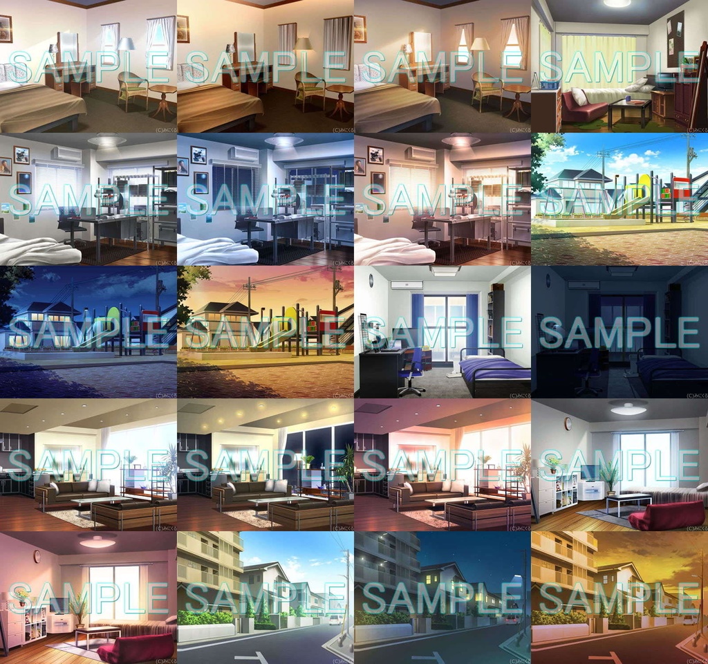 みにくる背景CG素材集『日常編』part14 【背景素材集】