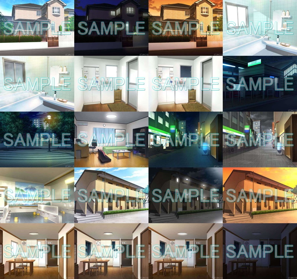 みにくる背景CG素材集『日常編』part14 【背景素材集】