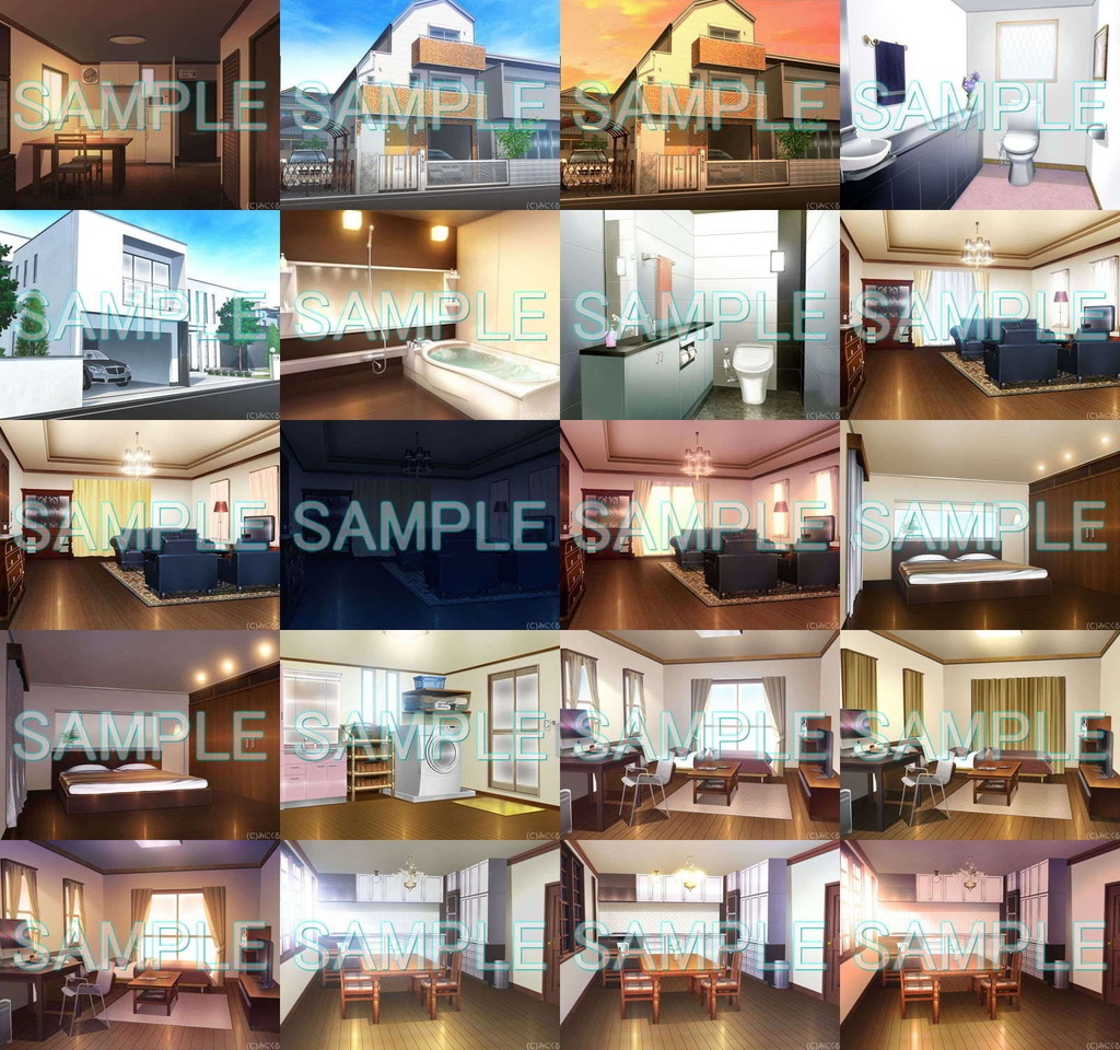 みにくる背景CG素材集『日常編』part14 【背景素材集】