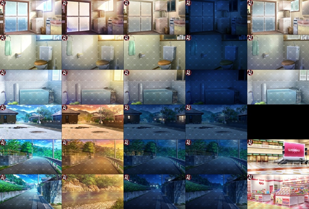 みにくる背景CG素材集『日常編』part17 【背景素材集】