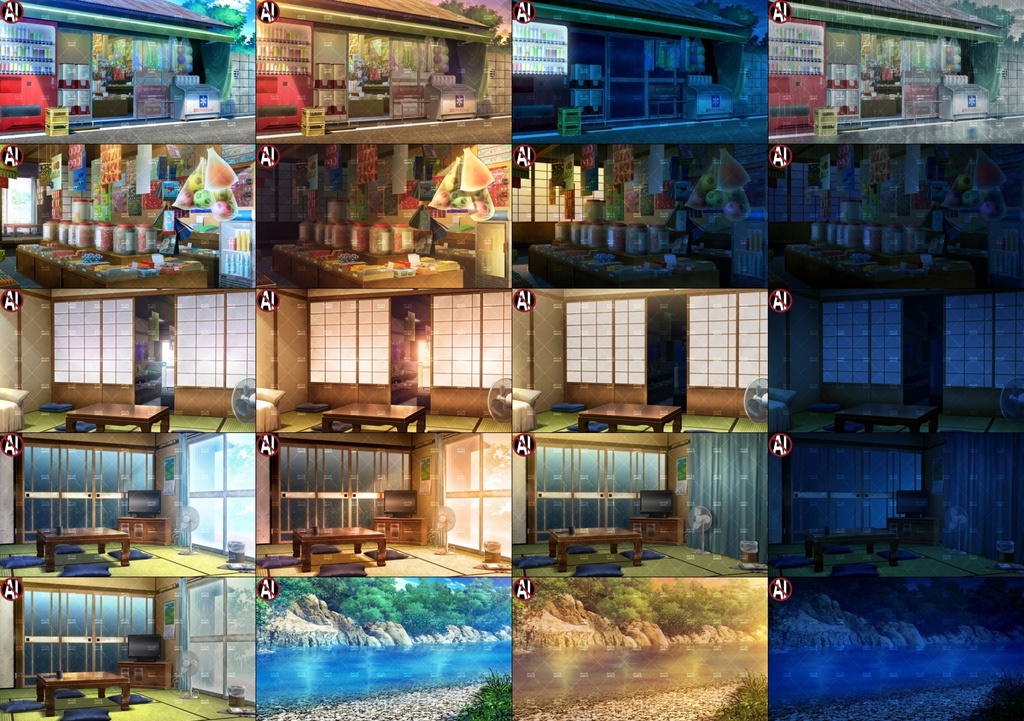 みにくる背景CG素材集『日常編』part17 【背景素材集】