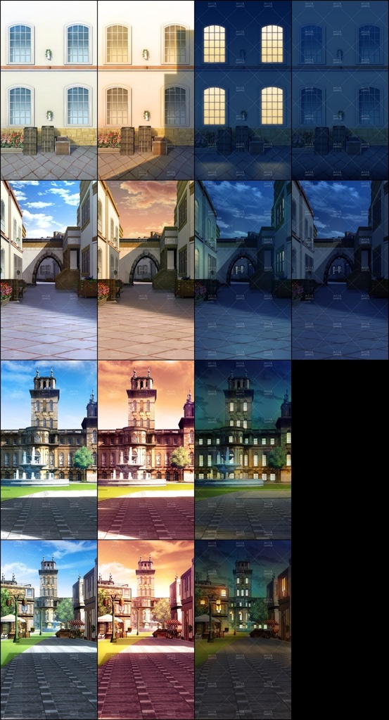 みにくる背景CG素材集『ファンタジー編』part01 (ブーストパック)【背景素材集】