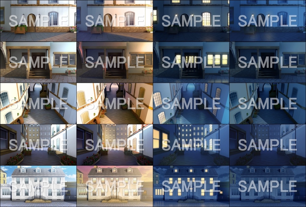 みにくる背景CG素材集『ファンタジー編』part01 (ブーストパック)【背景素材集】