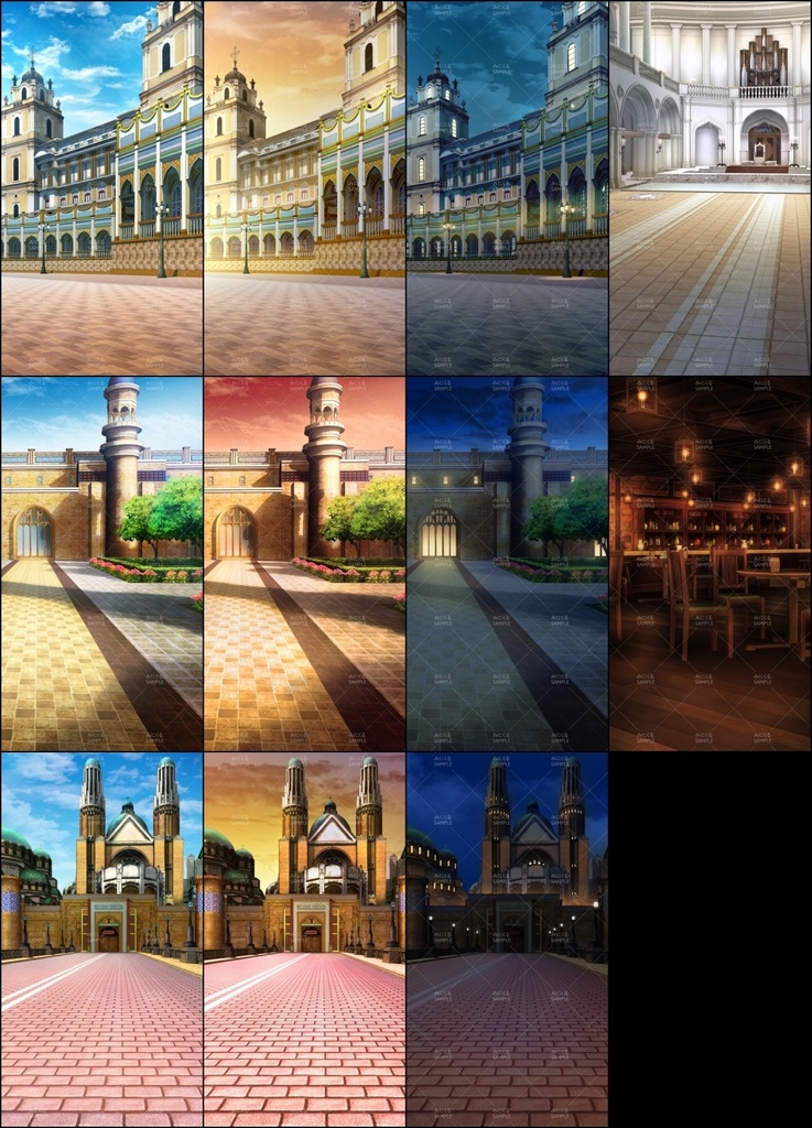 みにくる背景CG素材集『ファンタジー編』part01 (ブーストパック)【背景素材集】