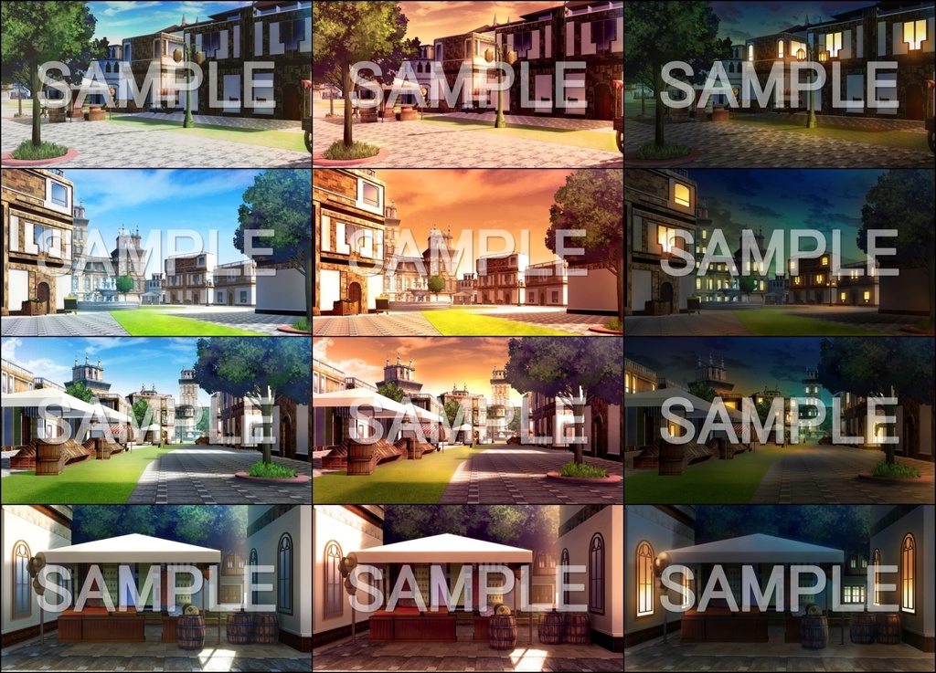 みにくる背景CG素材集『ファンタジー編』part01 (ブーストパック)【背景素材集】