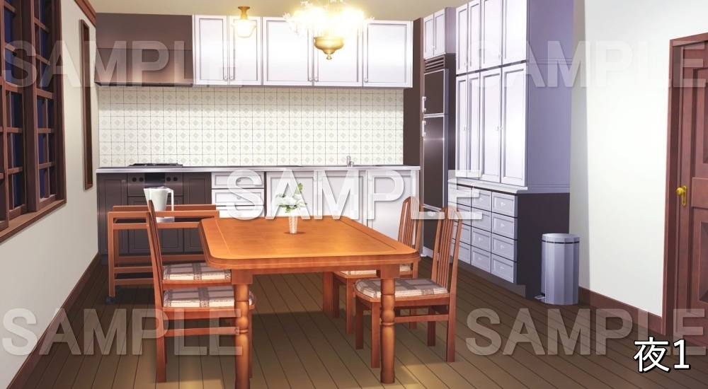 【背景素材】リッチなリビング (日常編part14-snowkin09)