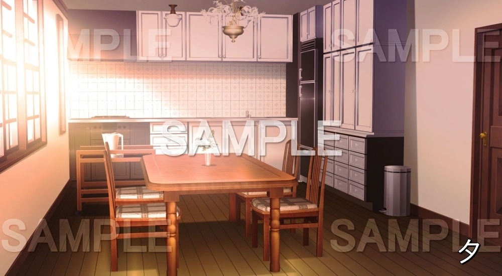 【背景素材】リッチなリビング (日常編part14-snowkin09)