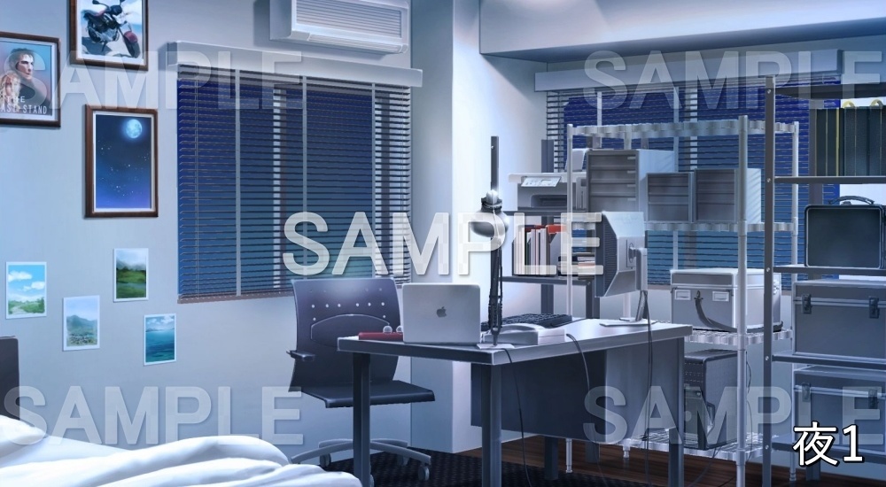 【背景素材】クリエイターの部屋 (日常編part14-snowkin18)