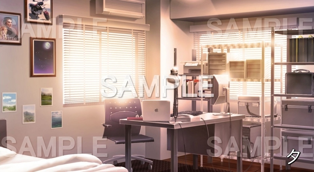 【背景素材】クリエイターの部屋 (日常編part14-snowkin18)