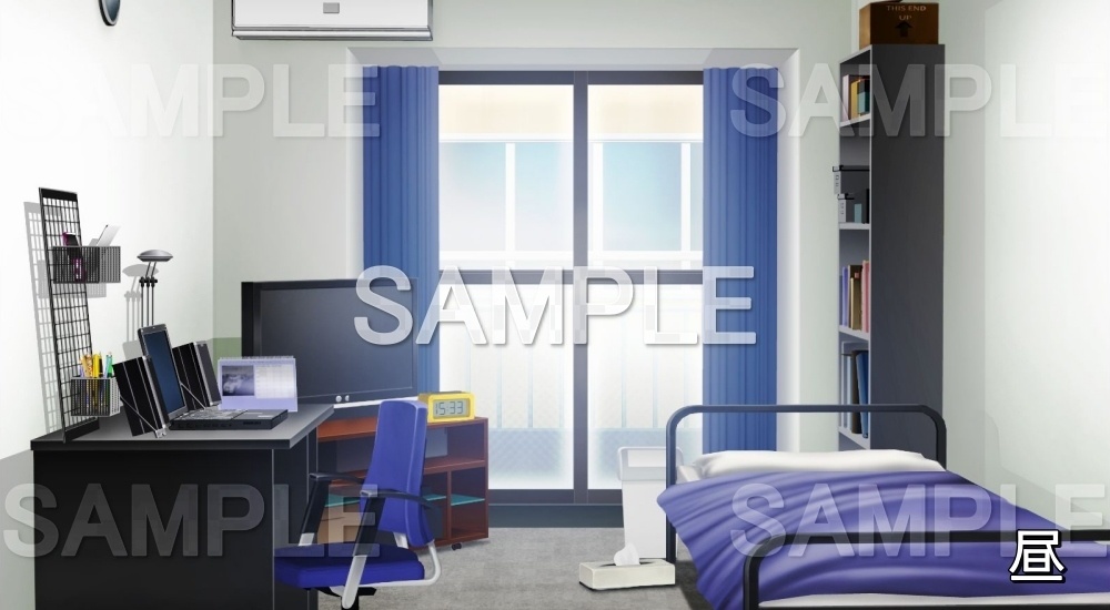 【背景素材】一人暮らしの部屋 (日常編part14-snowuta007)