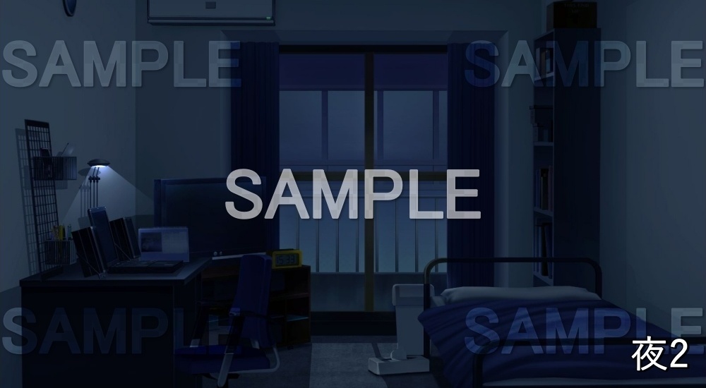 【背景素材】一人暮らしの部屋 (日常編part14-snowuta007)