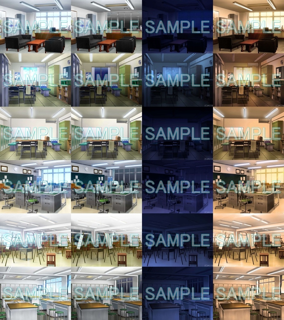 みにくる背景CG素材集『学園編』part10【背景素材集】