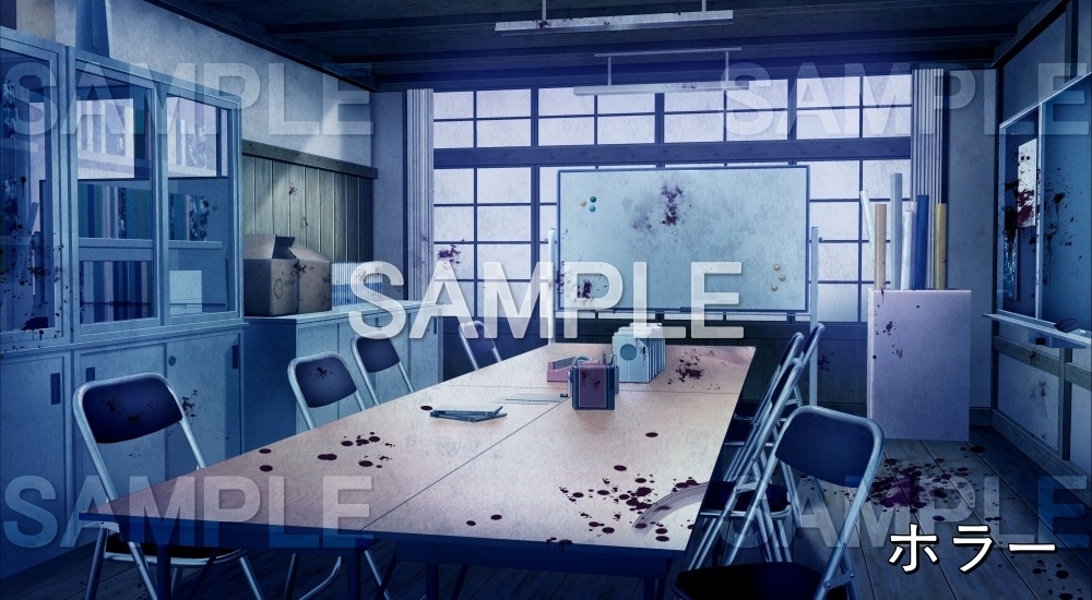 【背景素材】会議室 (旧校舎・ホラー編-kadoku_008)