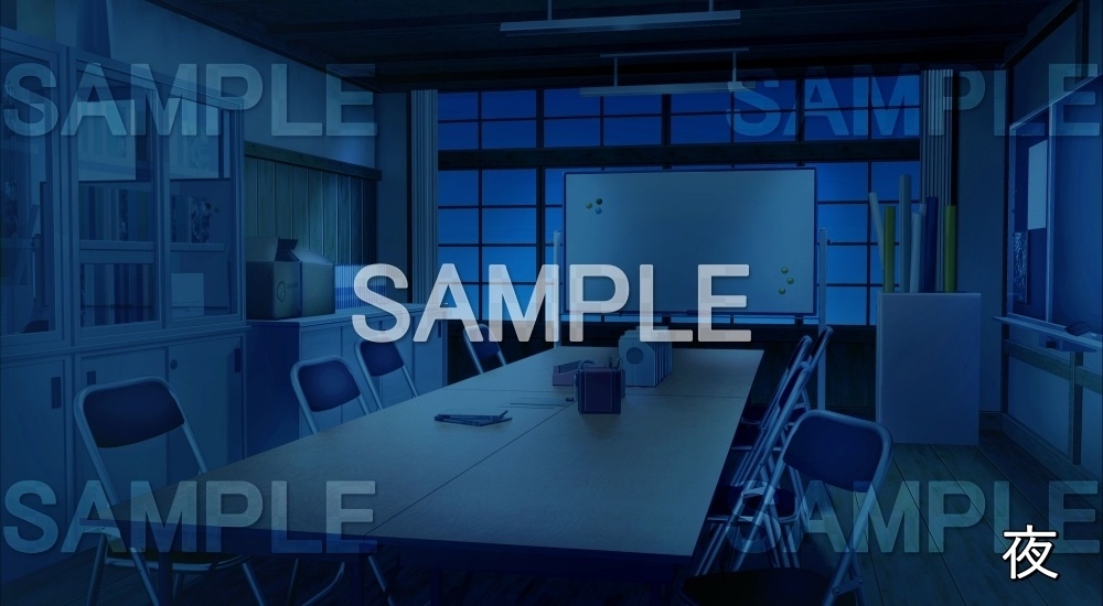 【背景素材】会議室 (旧校舎・ホラー編-kadoku_008)
