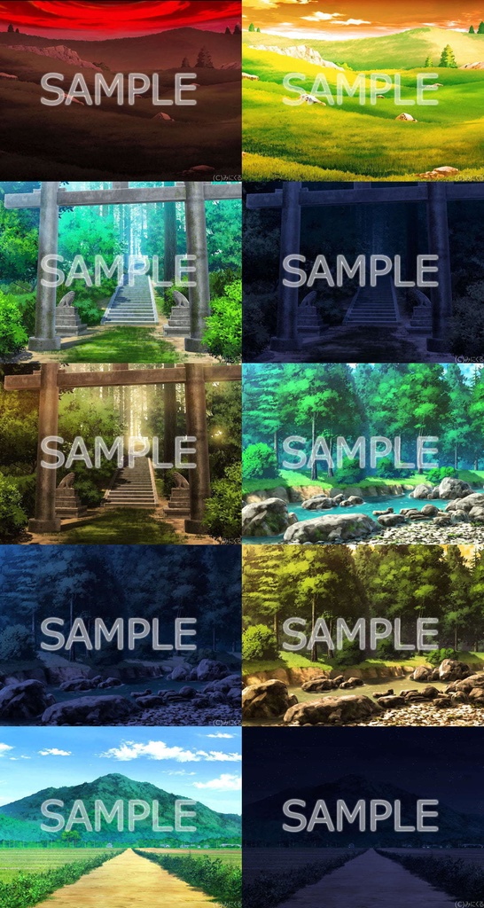 みにくる背景CG素材集『自然編』part02【背景素材集】