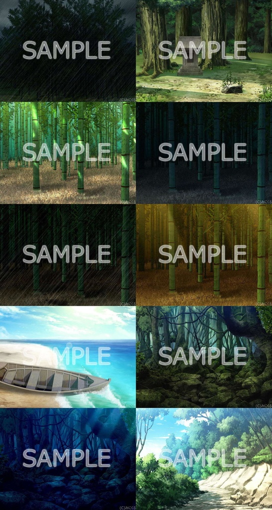 みにくる背景CG素材集『自然編』part02【背景素材集】