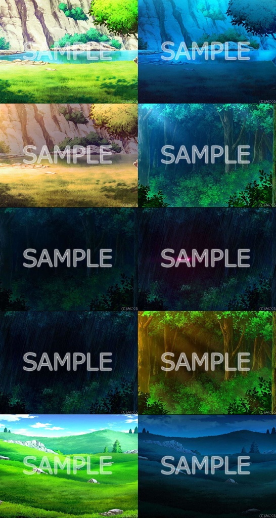 みにくる背景CG素材集『自然編』part02【背景素材集】