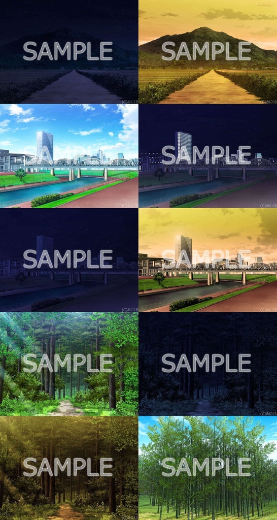 みにくる背景CG素材集『自然編』part02【背景素材集】